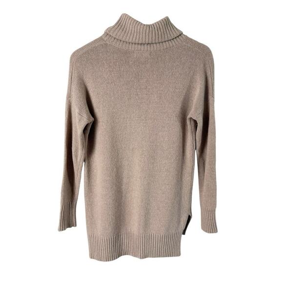 Benedetta B. Merino Wool Cashmere Turtleneck Sweater in Beige, Size XS - Picture 7 of 9